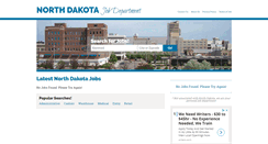 Desktop Screenshot of northdakotajobdepartment.com