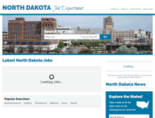 Tablet Screenshot of northdakotajobdepartment.com